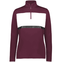 maroon / white