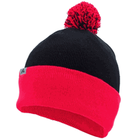 black / red