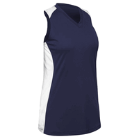 navy / white