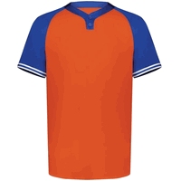 orange - royal / white