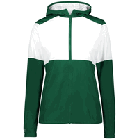 dark green / white