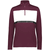 maroon / white