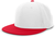 white / red