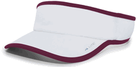 white / maroon