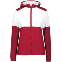 scarlet / white