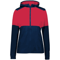 navy / scarlet