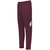 maroon / white