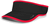 black / red