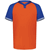 orange - royal / white