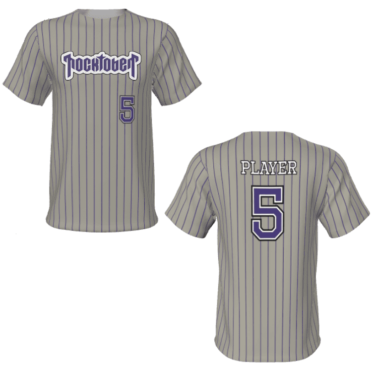 Sublimated Baseball Jerseys Custom Pinstripes Juice JPL003