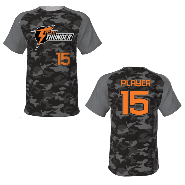 Sublimated Baseball Jerseys Camo + Logo Juice JPL008