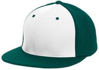 white panel / dark green