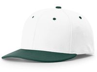 white / dark green