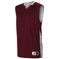 maroon / white