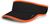 black / orange