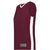 maroon / white