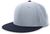 silver / navy