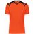 electric orange / black