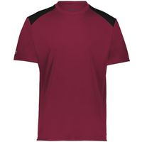 maroon / black