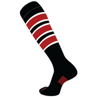 black / red / white