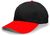 black / red