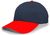 navy / red