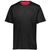 black / red