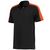 black / orange