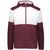 maroon / white
