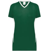 dark green / white