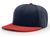navy / red