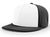 white panel / black