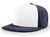 white panel / navy