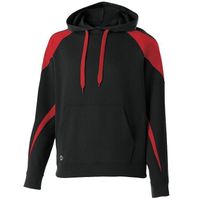 black / scarlet