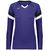 purple - black / white