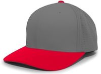 graphite / red