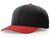 black / red
