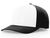 white panel / black