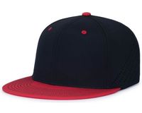 black / red