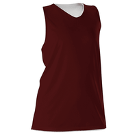 maroon / white