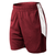 maroon / white