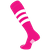 neon pink / white