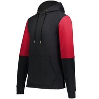 black / red heather