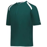 dark green / white