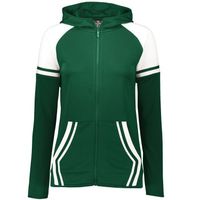 dark green / white