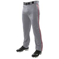 grey / scarlet