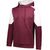 maroon / white