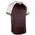 maroon - white / white
