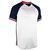 white - navy / scarlet