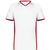 white / red